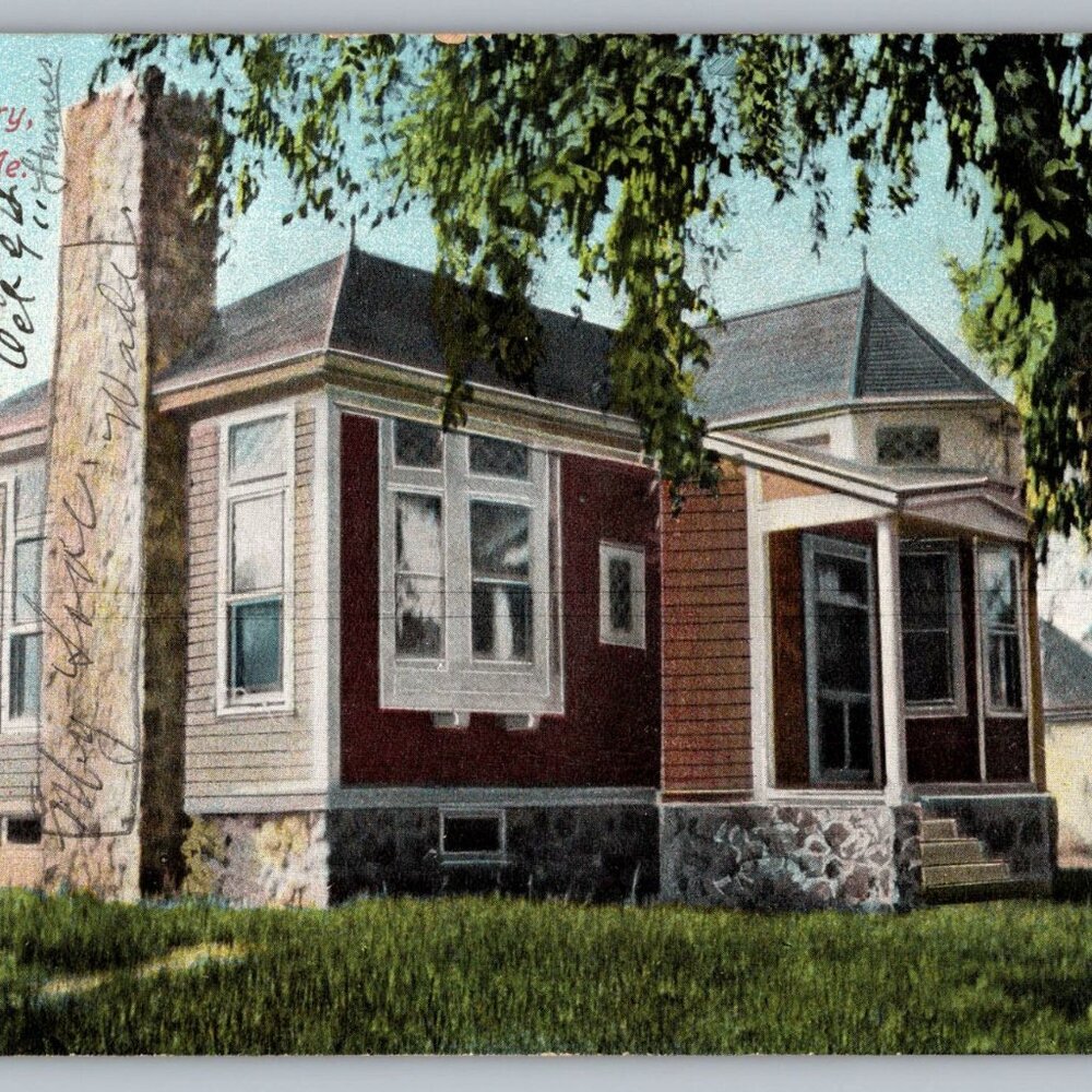 Postcards Lot of 5 Vintage and Older Libraries of Maine #934